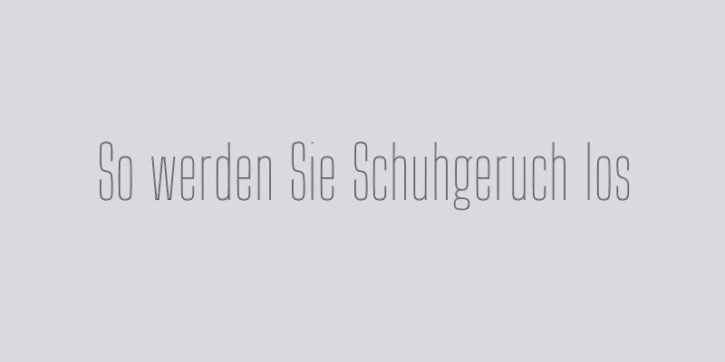 So werden Sie Schuhgeruch los