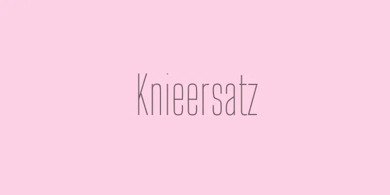 Knieersatz