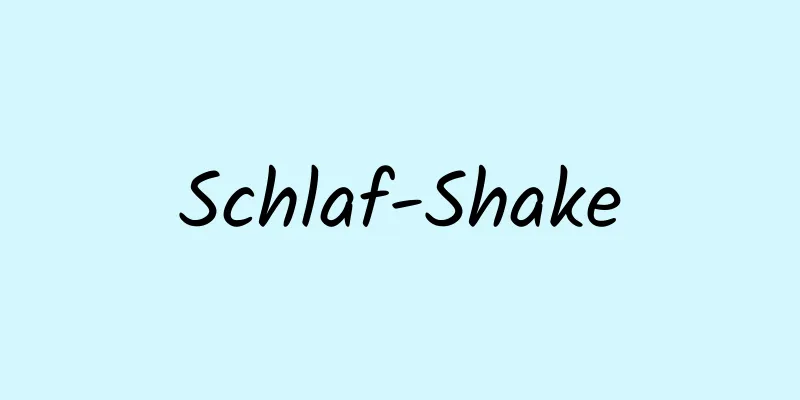 Schlaf-Shake
