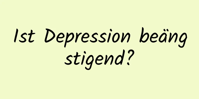 Ist Depression beängstigend?