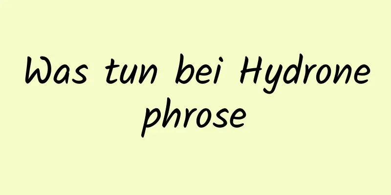 Was tun bei Hydronephrose