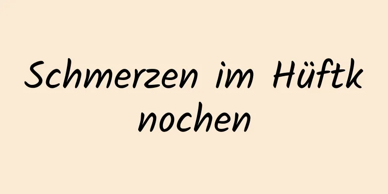 Schmerzen im Hüftknochen