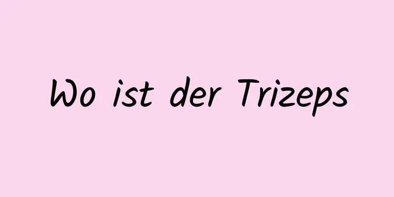 Wo ist der Trizeps