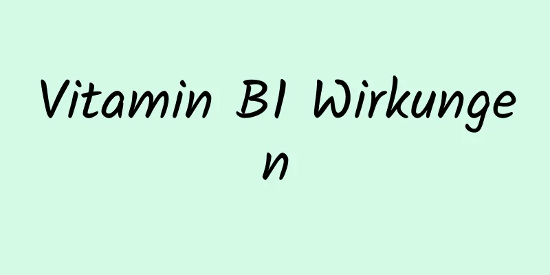 Vitamin B1 Wirkungen