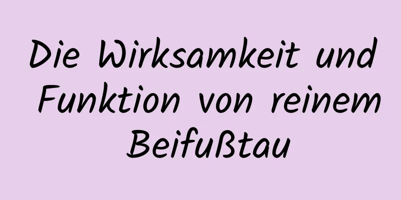 Die Wirksamkeit und Funktion von reinem Beifußtau