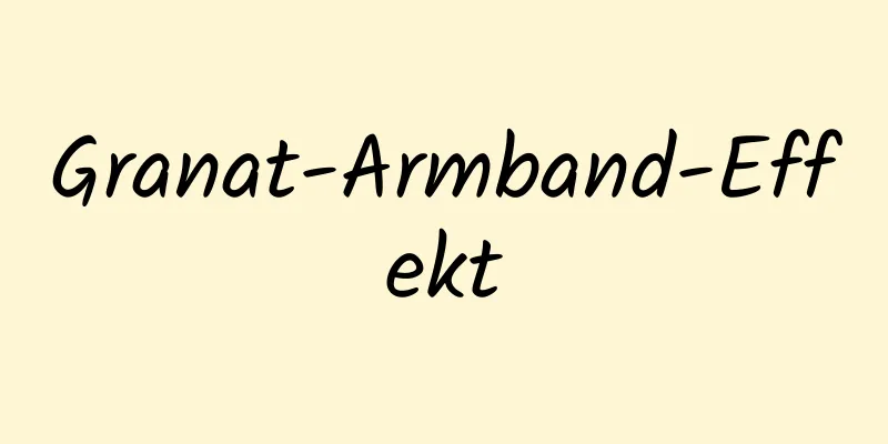 Granat-Armband-Effekt