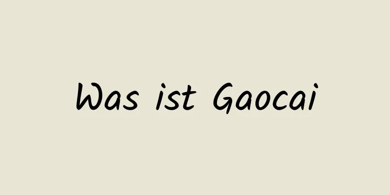 Was ist Gaocai