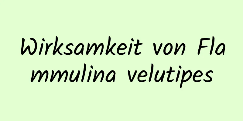 Wirksamkeit von Flammulina velutipes