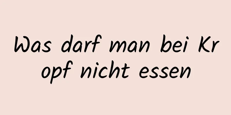 Was darf man bei Kropf nicht essen