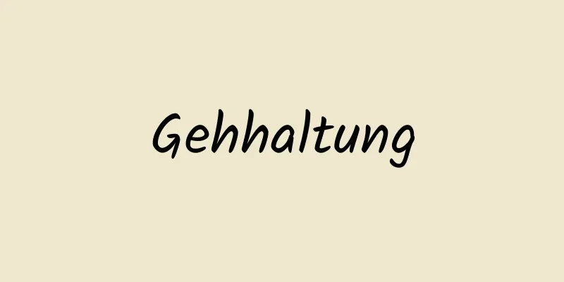 Gehhaltung
