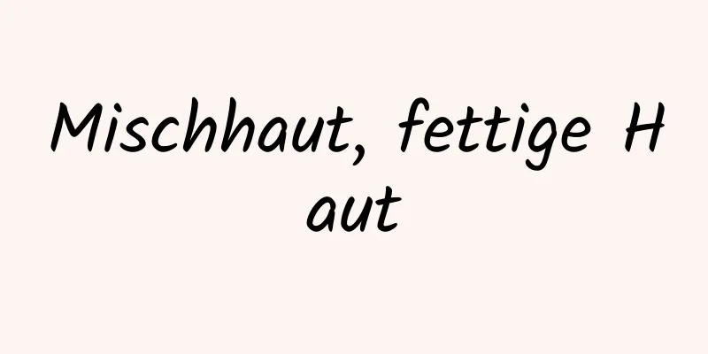 Mischhaut, fettige Haut