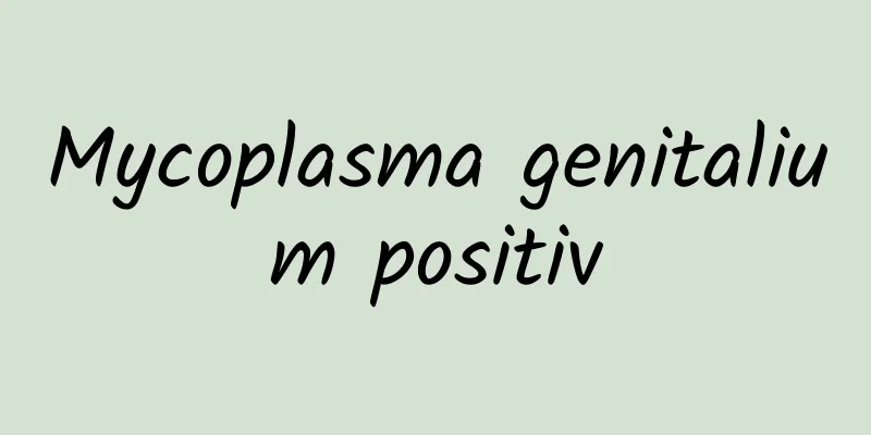 Mycoplasma genitalium positiv