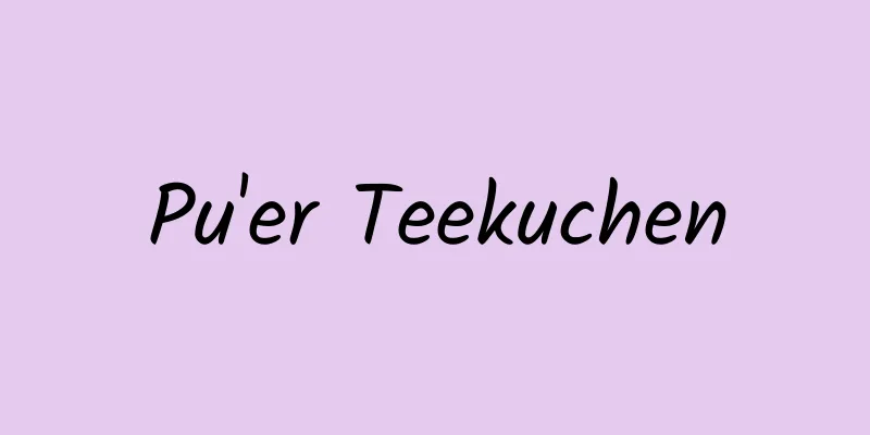 Pu'er Teekuchen