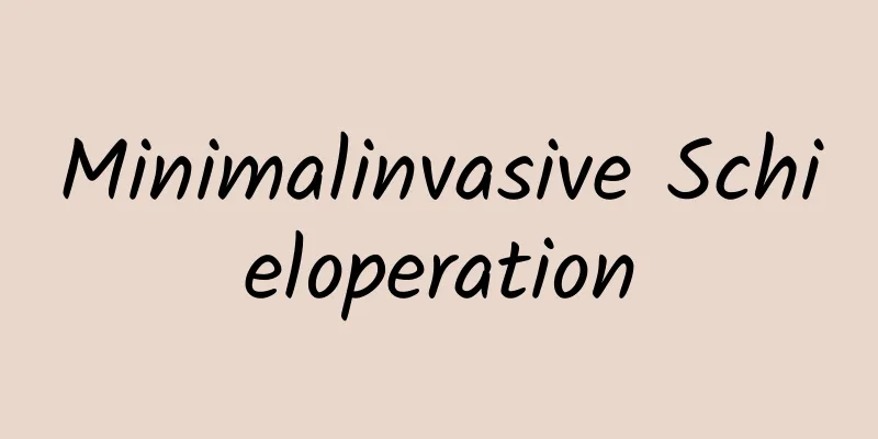 Minimalinvasive Schieloperation