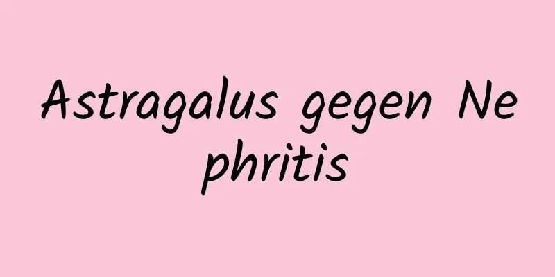 Astragalus gegen Nephritis