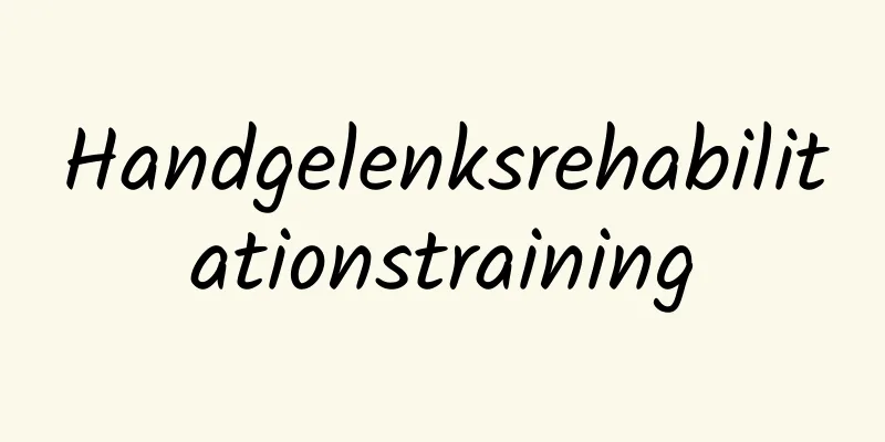 Handgelenksrehabilitationstraining