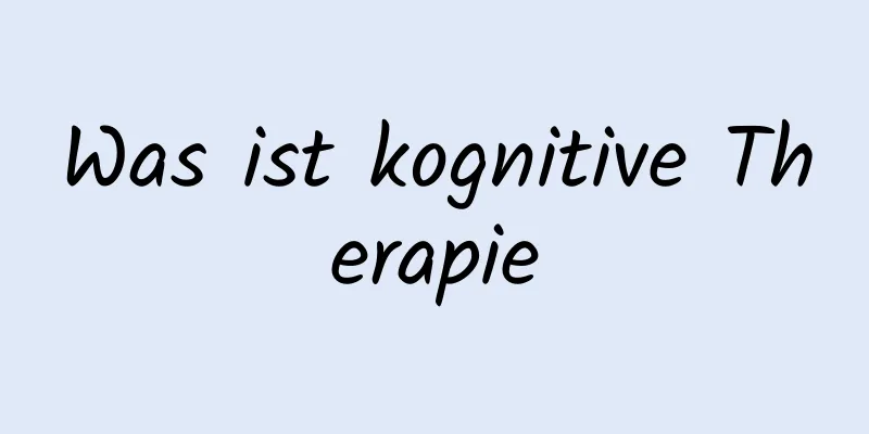 Was ist kognitive Therapie