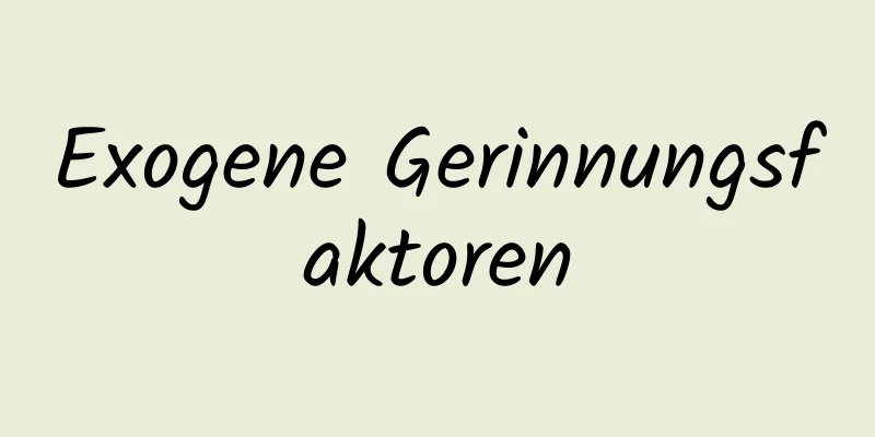 Exogene Gerinnungsfaktoren