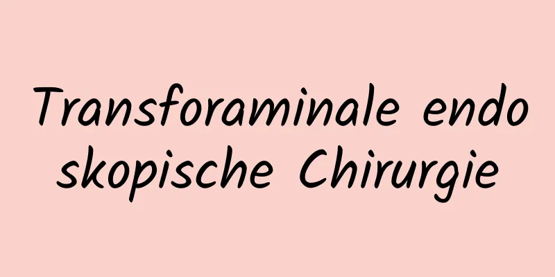 Transforaminale endoskopische Chirurgie