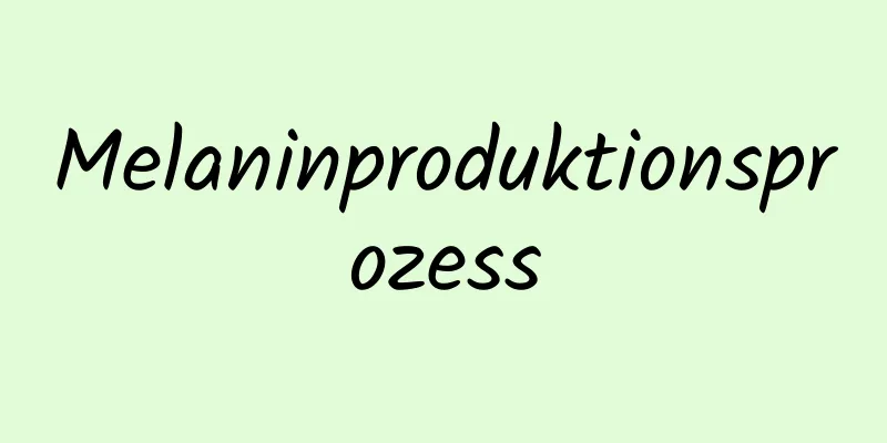 Melaninproduktionsprozess