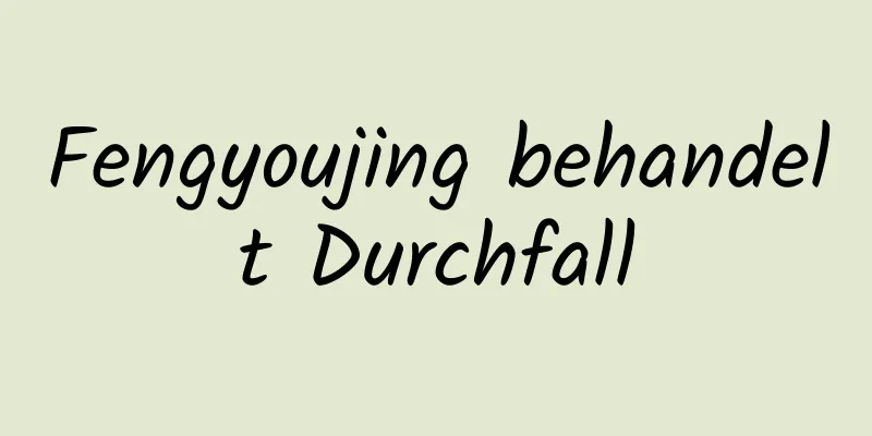 Fengyoujing behandelt Durchfall