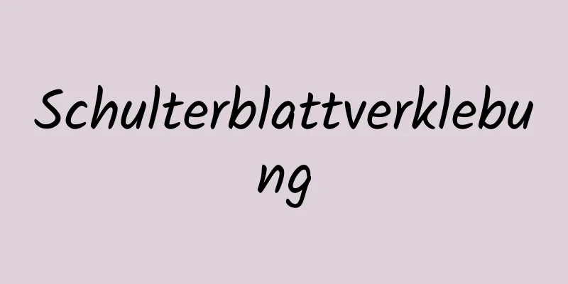 Schulterblattverklebung