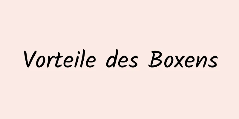 Vorteile des Boxens