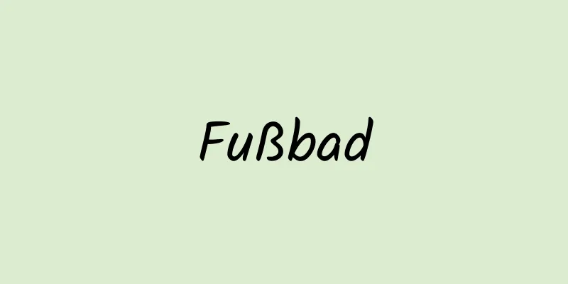 Fußbad