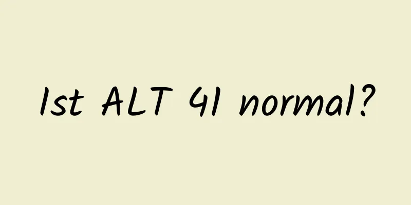 Ist ALT 41 normal?