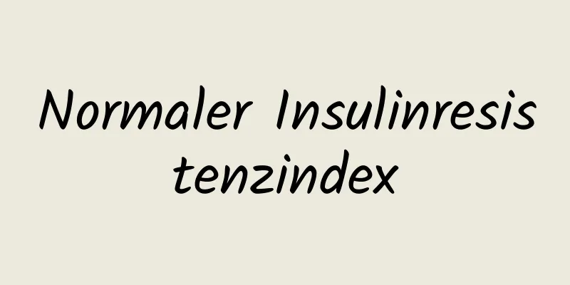 Normaler Insulinresistenzindex