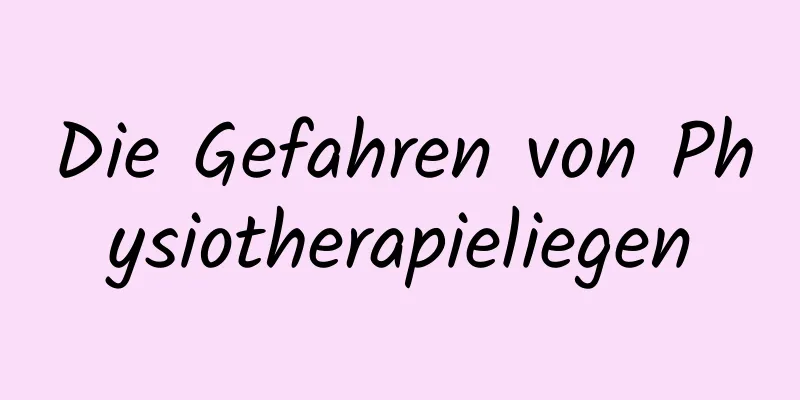 Die Gefahren von Physiotherapieliegen