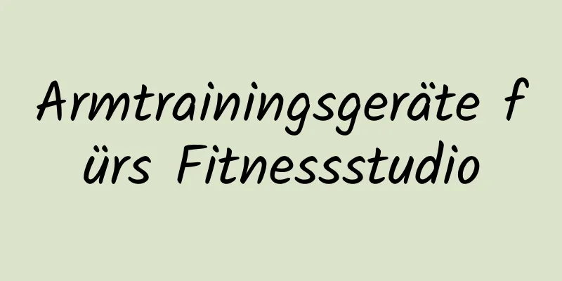 Armtrainingsgeräte fürs Fitnessstudio
