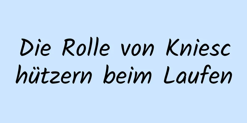 Die Rolle von Knieschützern beim Laufen