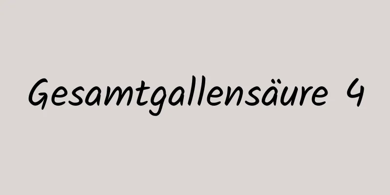 Gesamtgallensäure 40
