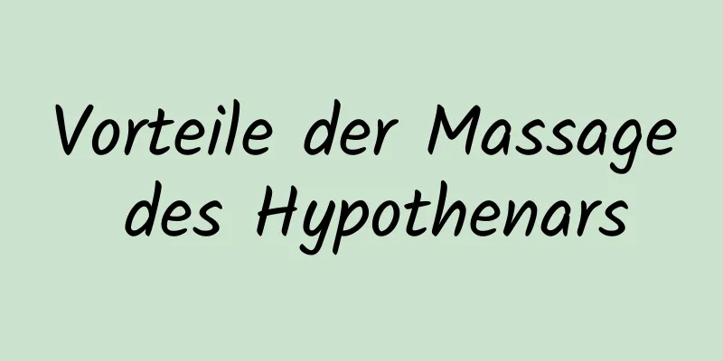 Vorteile der Massage des Hypothenars