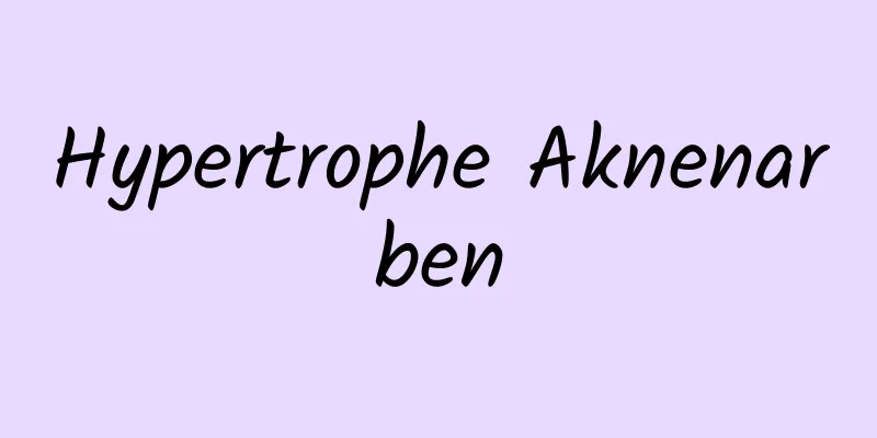 Hypertrophe Aknenarben