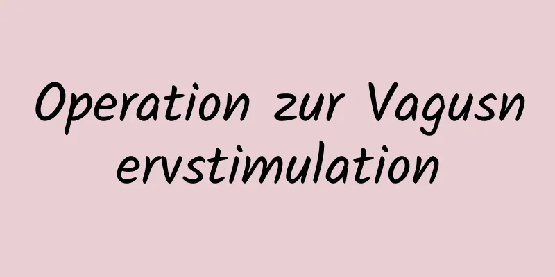 Operation zur Vagusnervstimulation