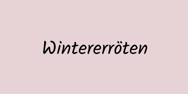 Wintererröten