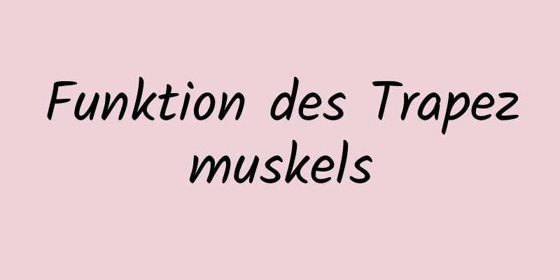 Funktion des Trapezmuskels