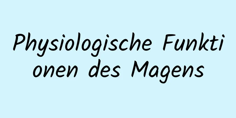 Physiologische Funktionen des Magens