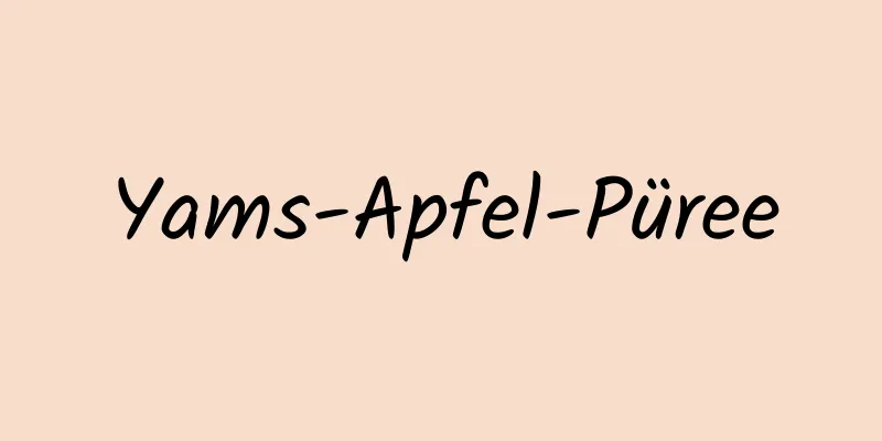 Yams-Apfel-Püree