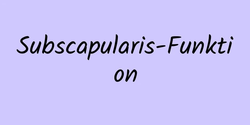 Subscapularis-Funktion