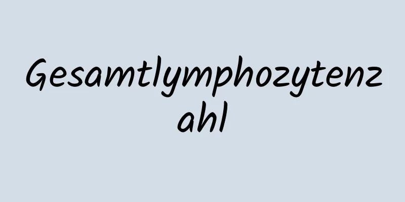 Gesamtlymphozytenzahl