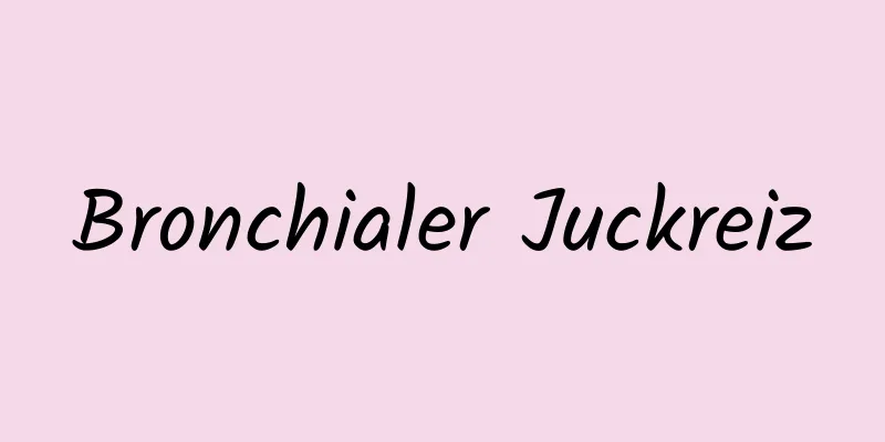 Bronchialer Juckreiz