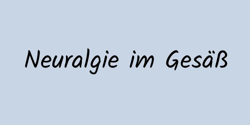 Neuralgie im Gesäß