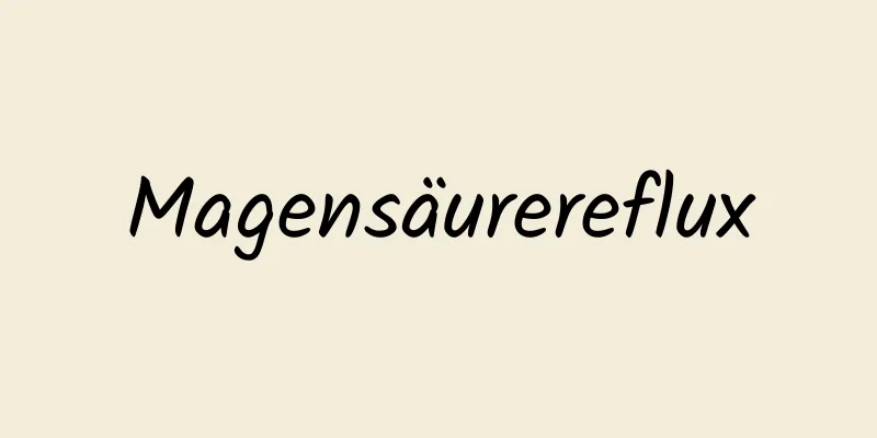 Magensäurereflux