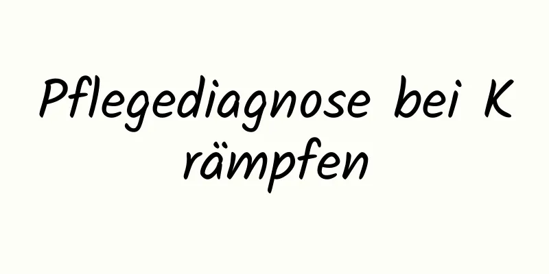 Pflegediagnose bei Krämpfen