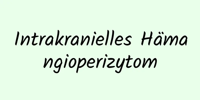 Intrakranielles Hämangioperizytom