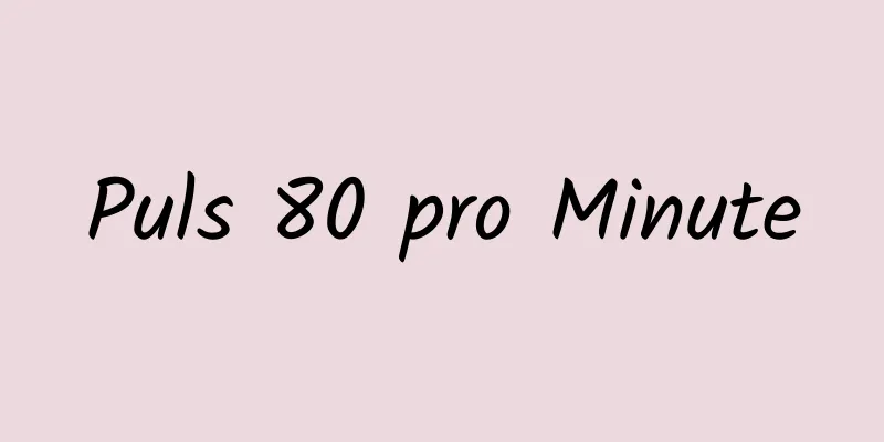 Puls 80 pro Minute