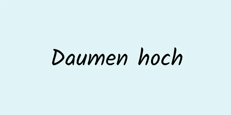 Daumen hoch